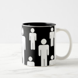 Taza Bicolor café de hombres