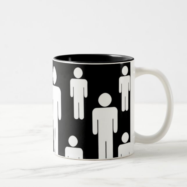 Taza Bicolor café de hombres (Derecha)