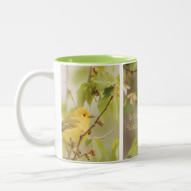 Taza Bicolor Café de la guerra amarilla Mug (Izquierda)