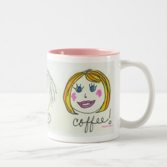 Taza Bicolor Café de la mañana (Derecha)
