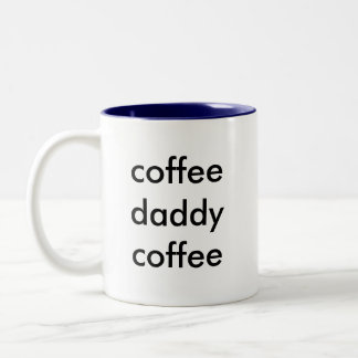Taza Bicolor café de la necesidad del papá, café del papá del
