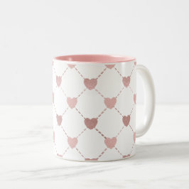 Taza Bicolor Café de los comprobadores del corazón