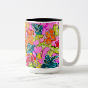 Taza Bicolor Café de Lovitude "Tú también me haces feliz"