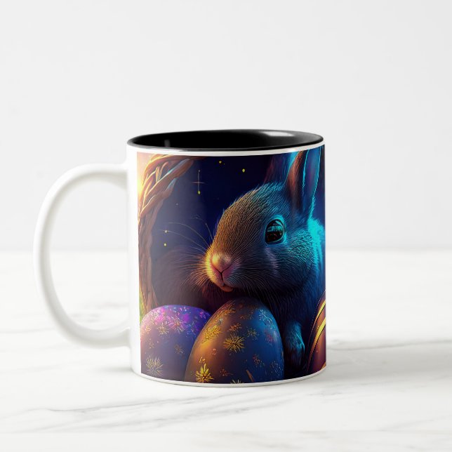 Taza Bicolor Café de Pascua Mug (Izquierda)
