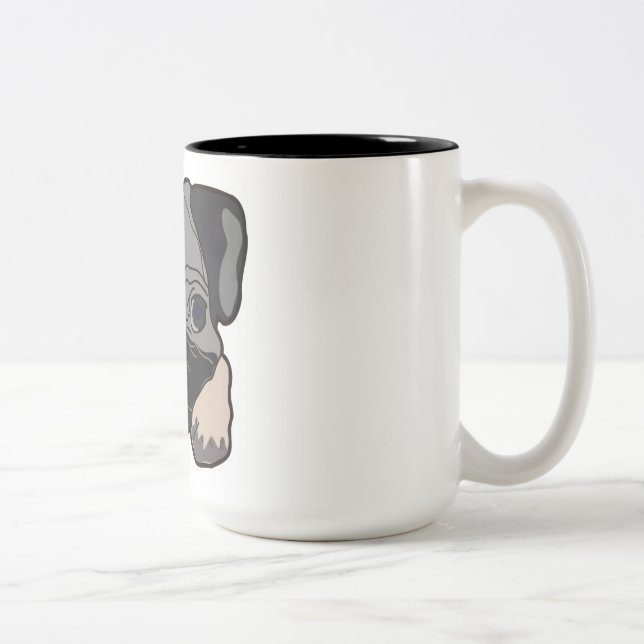 Taza Bicolor Café de perro (Derecha)