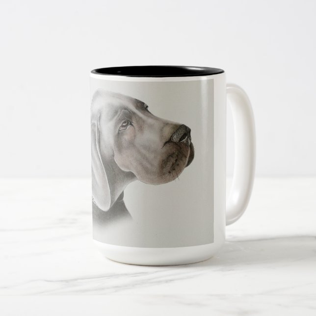 Taza Bicolor Café de perro (Anverso derecho)