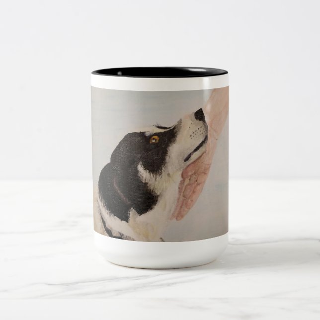 Taza Bicolor Café de perro (Centro)
