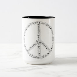 Taza Bicolor Café de piano