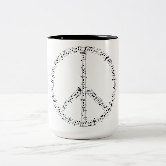 Taza Bicolor Café de piano (Centro)