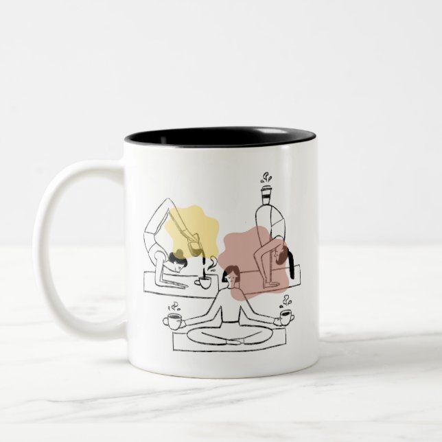 Taza Bicolor Café de yoga (Izquierda)