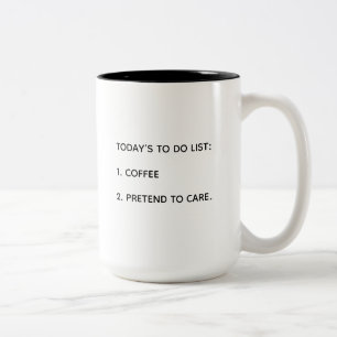 Taza Bicolor café divertido humor compañero de trabajo cita min