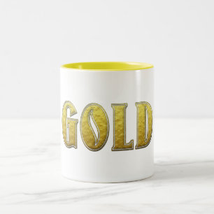 Taza Bicolor Café dorado Mug