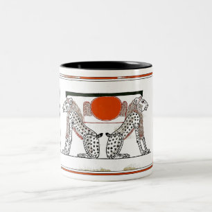 Taza Bicolor Café egipcio de dioses
