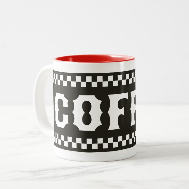 Taza Bicolor Café estilo país (Anverso izquierdo)