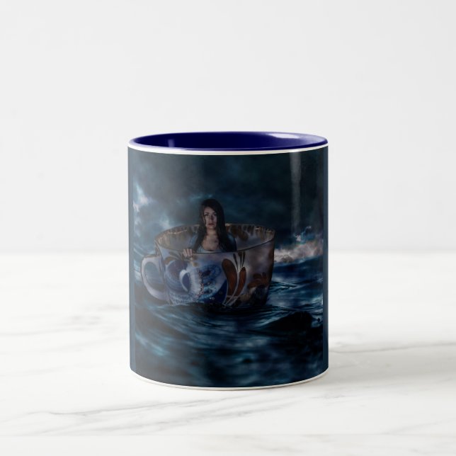 Taza Bicolor Café flotante (Centro)