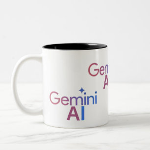 Taza Bicolor café gemini AI