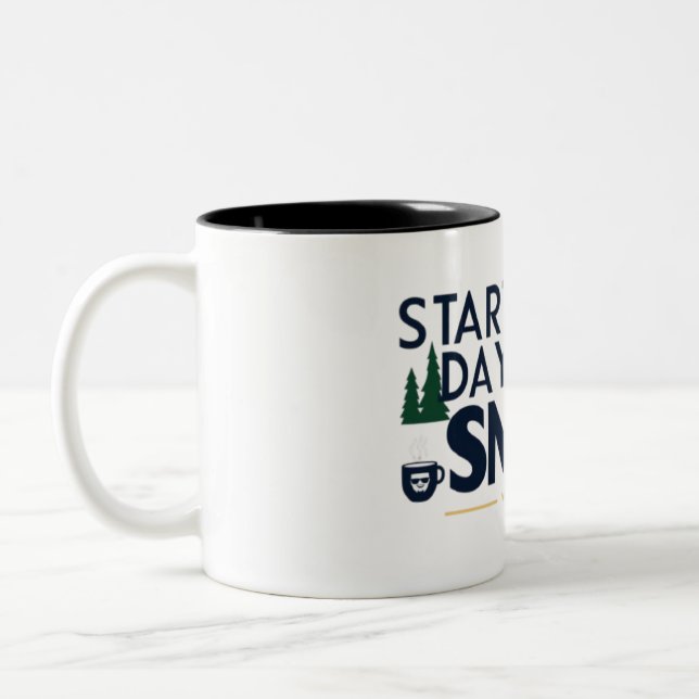 Taza Bicolor Café inspirador Mug (Izquierda)