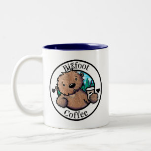 Taza Bicolor Café KiniArt Bigfoot