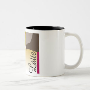 Taza Bicolor Cafe Latte Mug