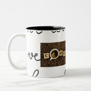 Taza Bicolor Café Love Mug