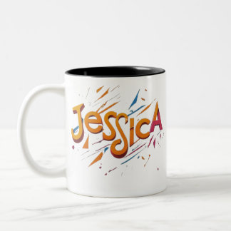 Taza Bicolor café matutino para la señora trabajadora