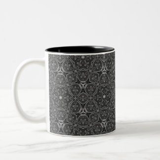 Taza Bicolor Café monocromático Filigree Mug