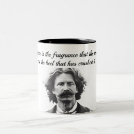 Taza Bicolor Café Mug con cita de Mark Twain