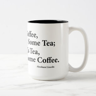 Taza Bicolor Café? Mug de dos tonos negro de 15 oz