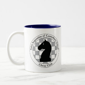 Taza Bicolor Café Mug del club de ajedrez de St. A