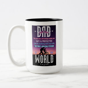 Taza Bicolor Café Mug del Día del Padre