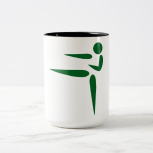 Taza Bicolor Café Mug en los Juegos Olímpicos de Karate
