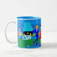 Café Mug Fiesta del cóctel de Palm Springs Atómico