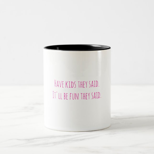 Taza Bicolor Café Mug para mamá (Centro)