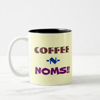 Taza Bicolor Café N Noms: Añada su propia imagen
