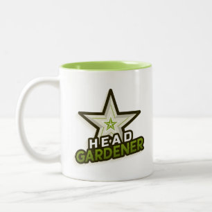 Taza Bicolor Café para jardinero - verde