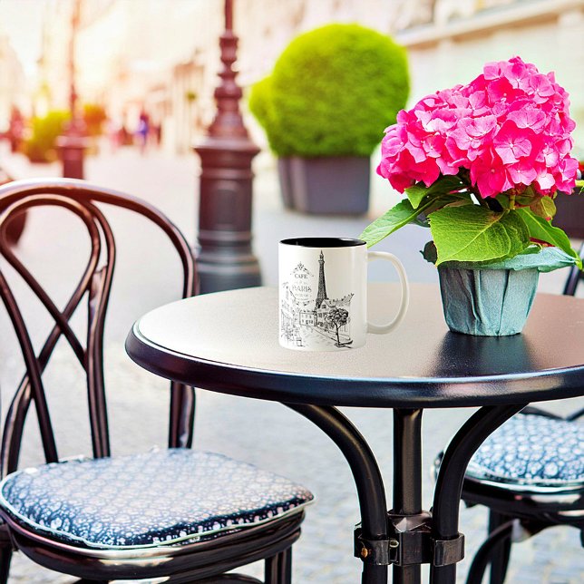 Taza Bicolor Cafe Paris (Subido por el creador)