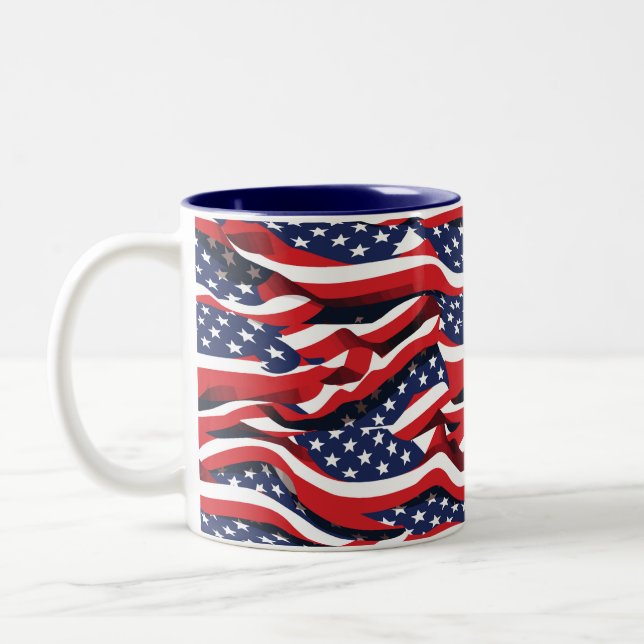 Taza Bicolor Café Patriótico Mug (Izquierda)