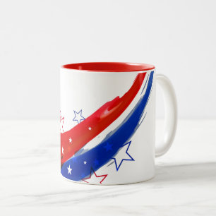 Taza Bicolor Café Patriótico Mug