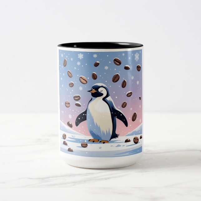 Taza Bicolor Café pingüino (Centro)