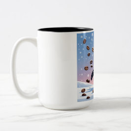 Taza Bicolor Café pingüino