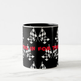 Taza Bicolor Café Race Car Mug