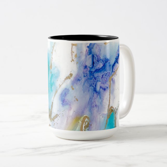 Taza Bicolor Café siempre protegido (Anverso derecho)