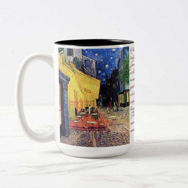 Taza Bicolor Cafe Terrace (Izquierda)