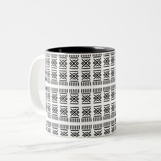 Taza Bicolor Café Tic Tac Africano Mug (Anverso izquierdo)