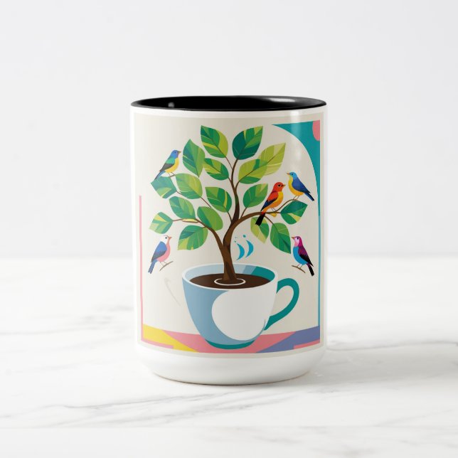 Taza Bicolor Café Tree Mug (Centro)