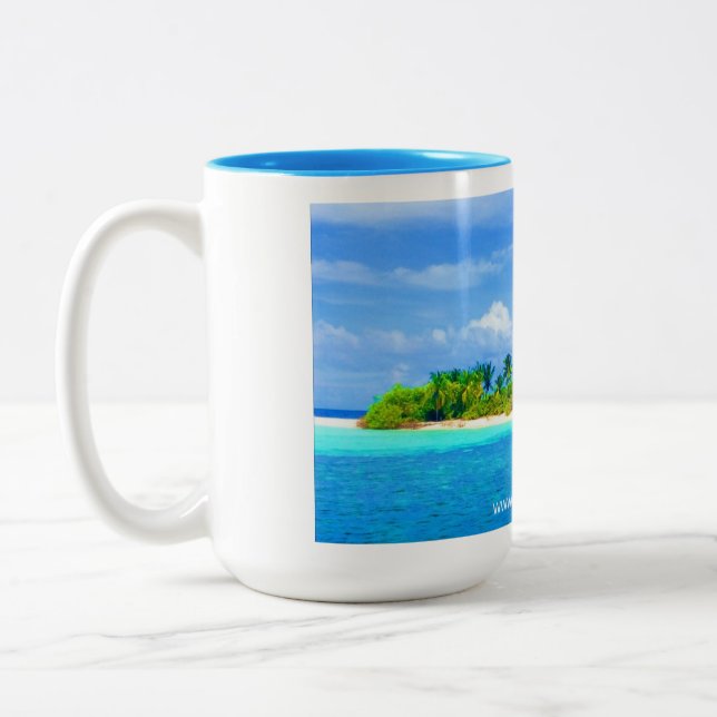 Taza Bicolor Café troy de la isla o tae (Izquierda)