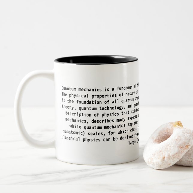 Taza Bicolor Café Wordy Mug (Con donut)