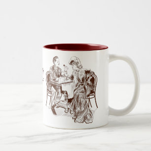 Taza Bicolor Café y amor