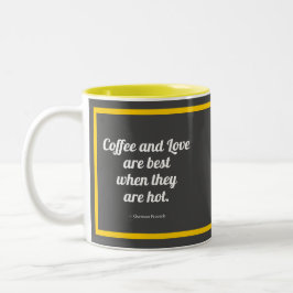 Taza Bicolor Café y Amor