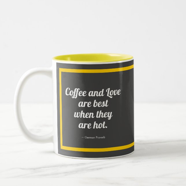 Taza Bicolor Café y Amor (Izquierda)